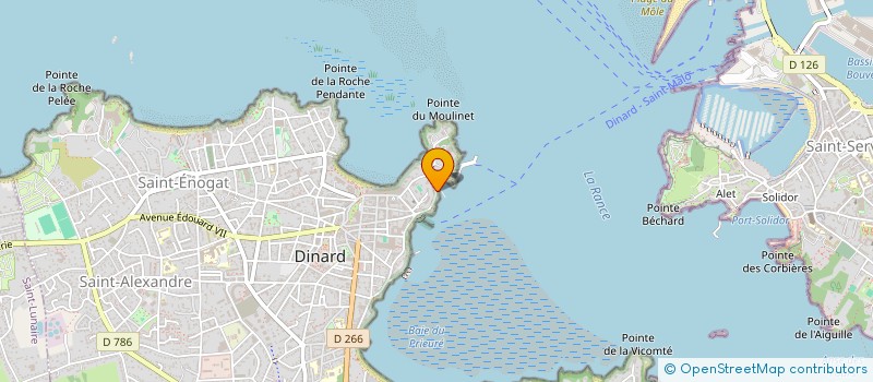 localisation de l'entreprise BELLA VISTA  DINARD
