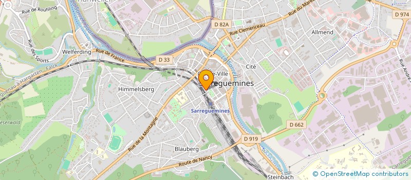 localisation de l'entreprise BELLA VISTA à SARREGUEMINES