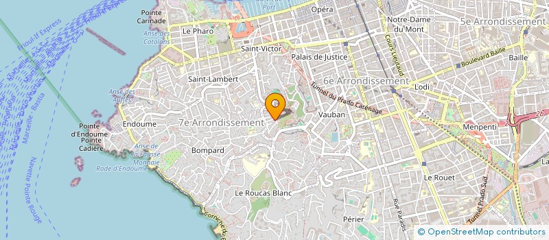 localisation de l'entreprise BELLA VISTA à MARSEILLE