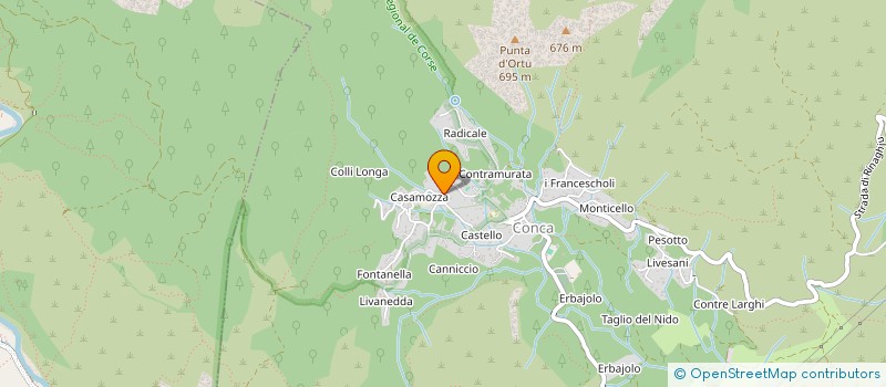 localisation de l'entreprise BELLA VISTA-PINAREDDU  CONCA