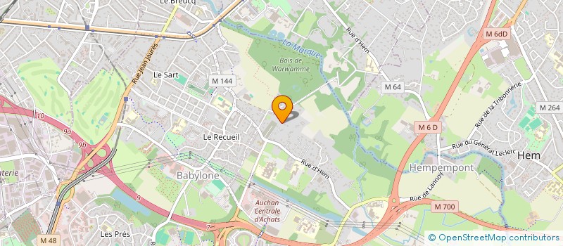 localisation de l'entreprise BELLA VISTA PUJAUT à VILLENEUVE-D'ASCQ