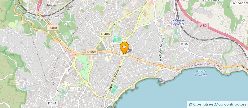 localisation de l'entreprise BELLA VITA  LA CIOTAT