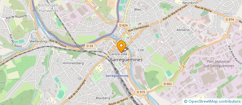 localisation de l'entreprise BELLA VITA  SARREGUEMINES