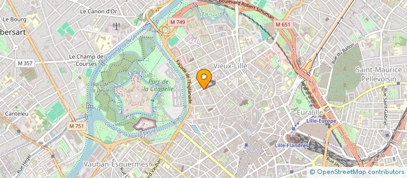 localisation de l'entreprise BELLA VITA à LILLE