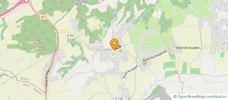 localisation de l'entreprise BELLA VITA PIZZA  VILLETTE-DE-VIENNE