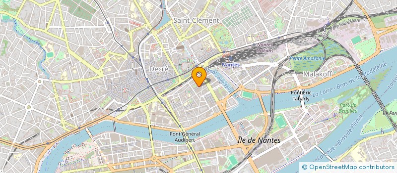 localisation de l'entreprise BELLA VITA PIZZERIA à NANTES