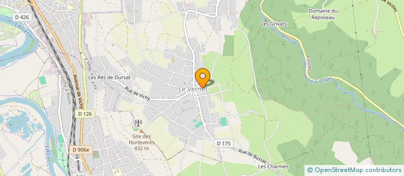 localisation de l'entreprise BELLA VOCE à LE VERNET