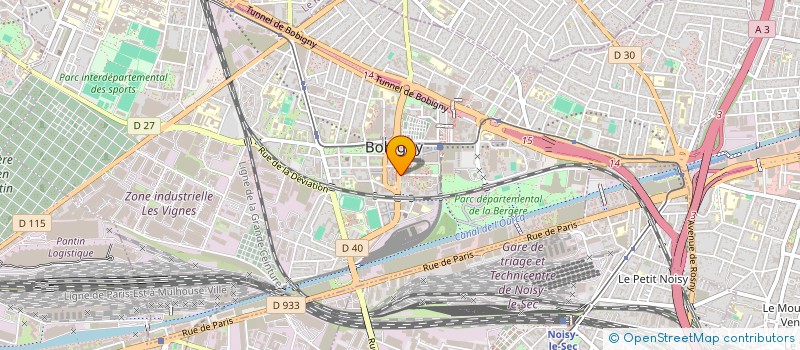 localisation de l'entreprise BELLABNB SERVICES  BOBIGNY