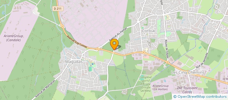 localisation de l'entreprise BELLABRE  SAINT-MEDARD-EN-JALLES