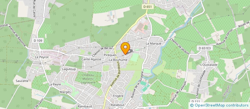 localisation de l'entreprise BELLABYS  LEOGNAN