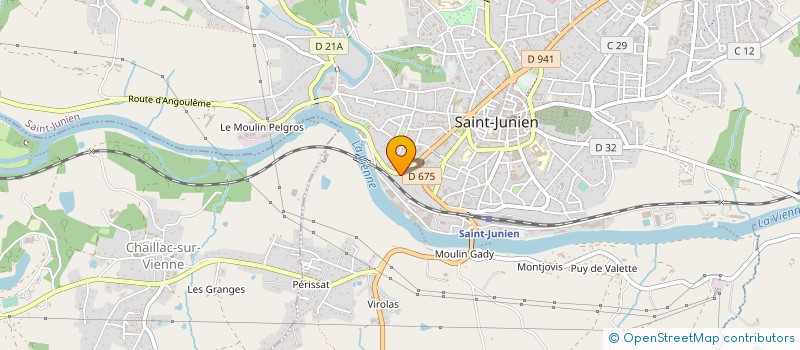 localisation de l'entreprise BELLAC HOCKEY CLUB à SAINT-JUNIEN