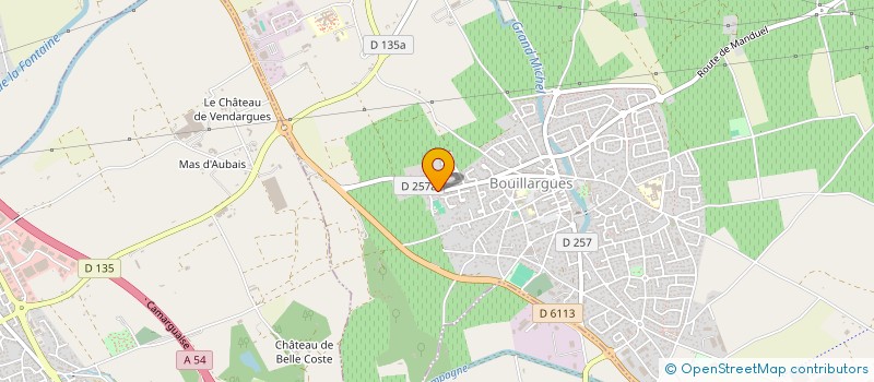 localisation de l'entreprise BELLACIAO  BOUILLARGUES