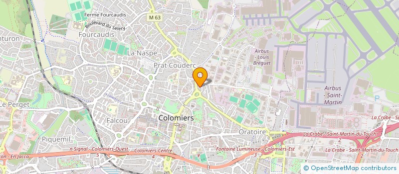 localisation de l'entreprise BELLACOMME à COLOMIERS