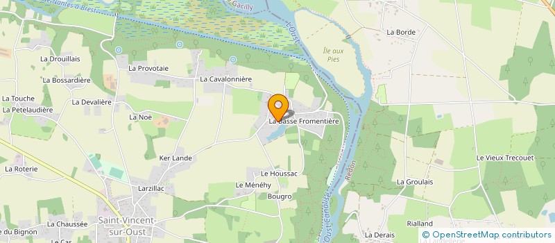 localisation de l'entreprise BELLADONA à SAINT-VINCENT-SUR-OUST