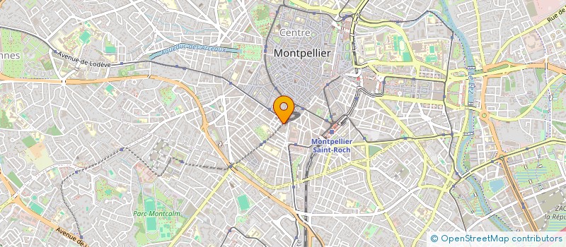 localisation de l'entreprise BELLADONE à MONTPELLIER