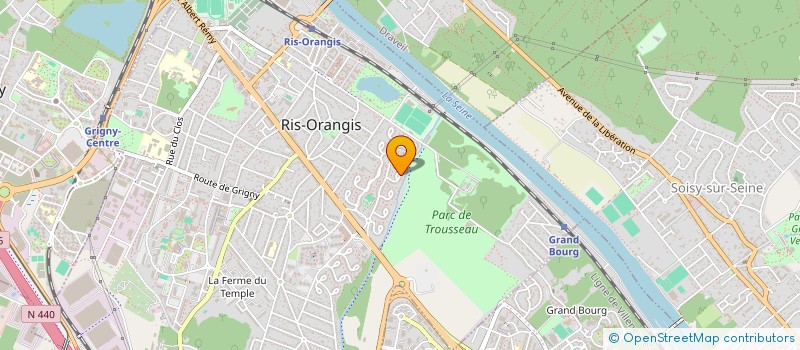 localisation de l'entreprise BELLADONE à RIS-ORANGIS