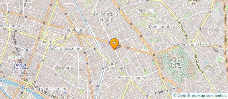 localisation de l'entreprise BELLADONE  PARIS