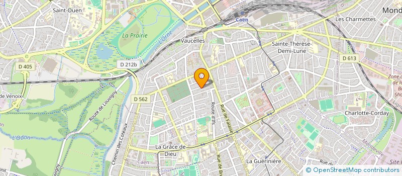 localisation de l'entreprise BELLADONNA à CAEN