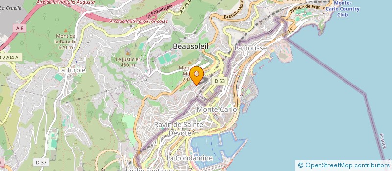 localisation de l'entreprise BELLAE VOCES à BEAUSOLEIL