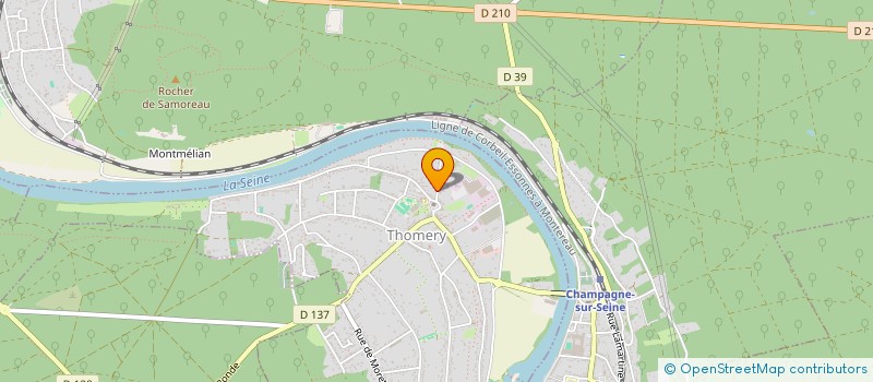 localisation de l'entreprise BELLAFONS  THOMERY