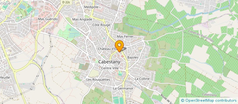 localisation de l'entreprise BELLAFRUTA  CABESTANY