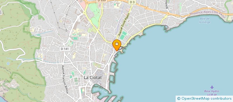 localisation de l'entreprise BELLAGIO à LA CIOTAT