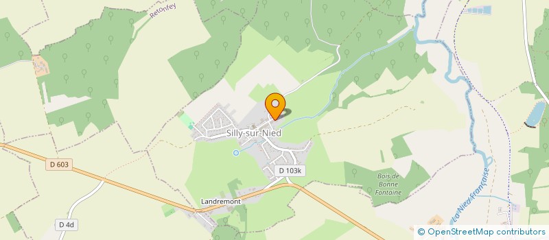 localisation de l'entreprise BELLAGIOPIZZA  SILLY-SUR-NIED