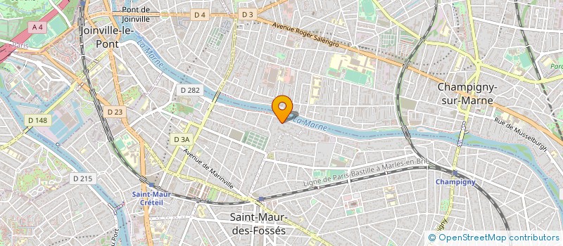 localisation de l'entreprise BELLAICHE FAMILY FINANCE à SAINT-MAUR-DES-FOSSES