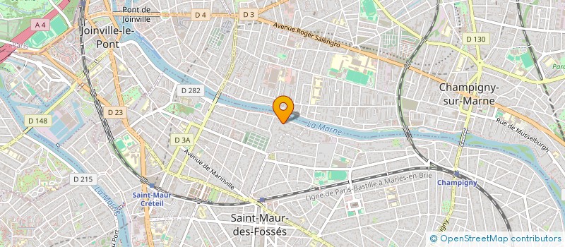 localisation de l'entreprise BELLAICHE FAMILY HOLDING à SAINT-MAUR-DES-FOSSES