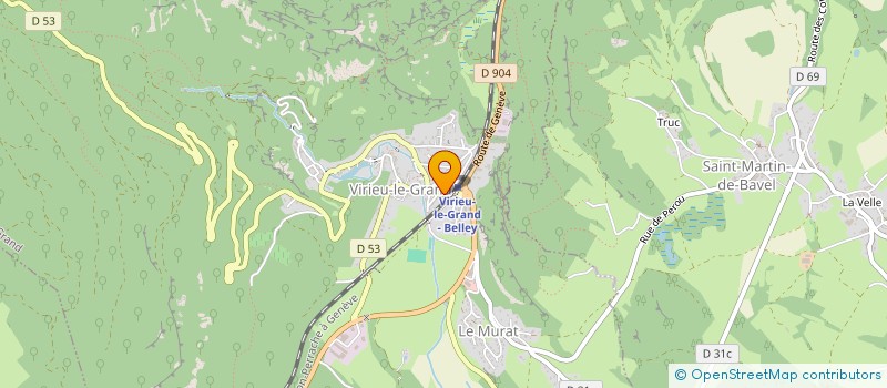 localisation de l'entreprise BELLAIT à BELLEY