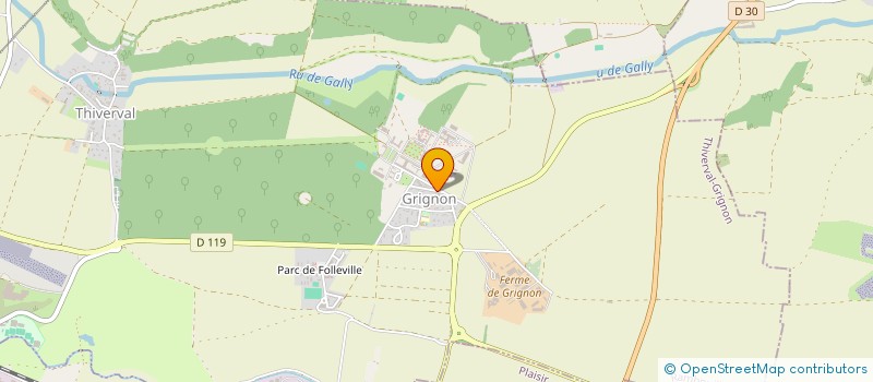 localisation de l'entreprise BELLAJUAN OUEST IMMOBILIER à THIVERVAL-GRIGNON