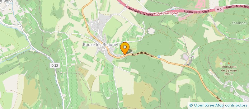 localisation de l'entreprise BELLALUI  BOUZE-LES-BEAUNE