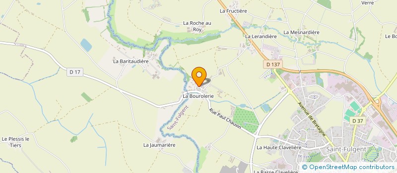 localisation de l'entreprise BELLAMY J.E.F.  SAINT-FULGENT