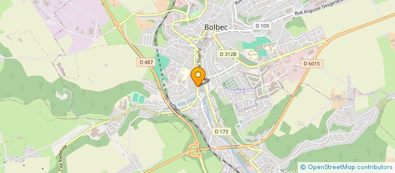 localisation de l'entreprise BELLAMY-SALMON  BOLBEC