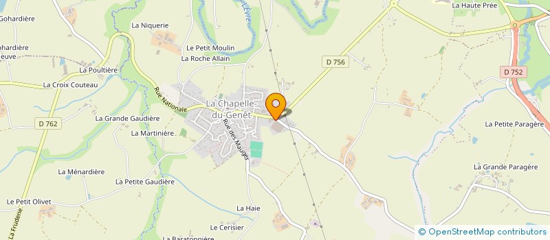localisation de l'entreprise BELLAMY SAS à BEAUPREAU-EN-MAUGES