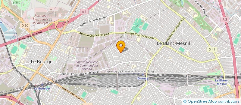 localisation de l'entreprise BELLANCE CAB à DRANCY