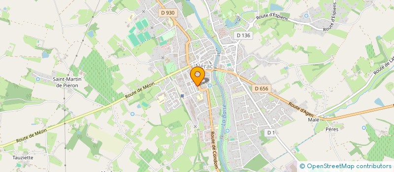 localisation de l'entreprise BELLANDI LAPORTE  NERAC