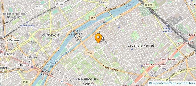 localisation de l'entreprise BELLANGER ALLU à NEUILLY-SUR-SEINE