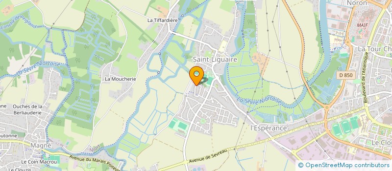 localisation de l'entreprise BELLANGER CHRISTOPHE ET BEN SALAH SIHEM à NIORT