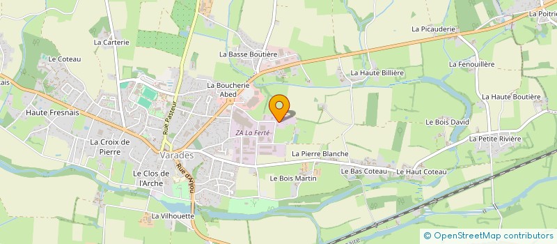localisation de l'entreprise BELLANGER HYDRAULIQUE SERVICES à LOIREAUXENCE