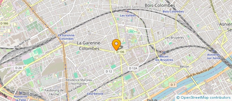 localisation de l'entreprise BELLANGER INDIVISION à LA GARENNE-COLOMBES