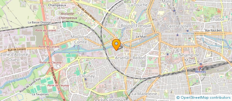 localisation de l'entreprise BELLANI  RENNES