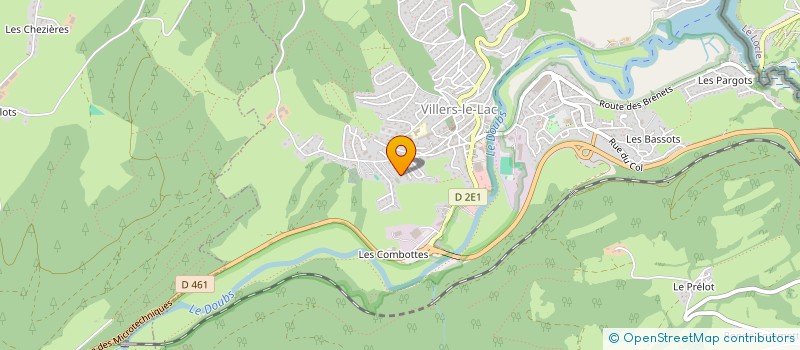 localisation de l'entreprise BELLANO  VILLERS-LE-LAC