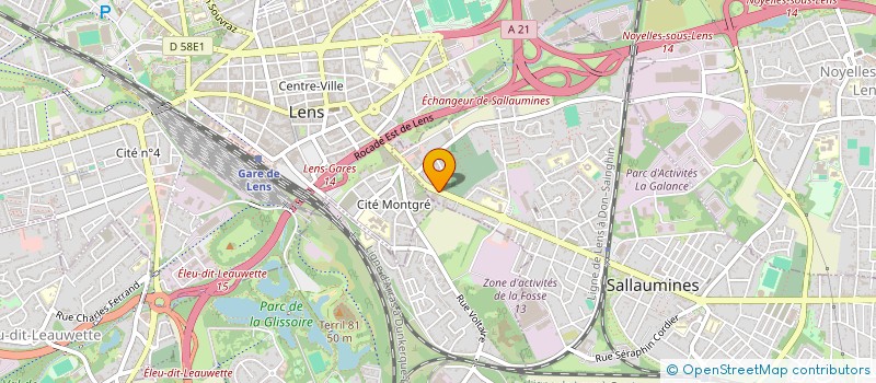 localisation de l'entreprise BELLANOVA  SALLAUMINES