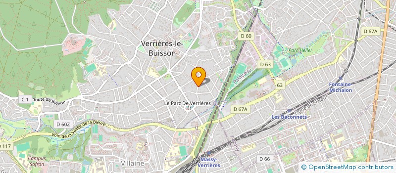 localisation de l'entreprise BELLANTE HOLDING à VERRIERES-LE-BUISSON