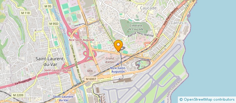 localisation de l'entreprise BELLANTONIO TRANSPORTS à NICE