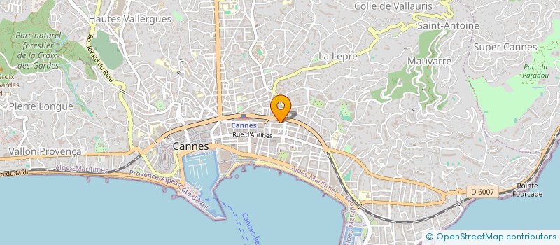 localisation de l'entreprise BELLAR  CANNES