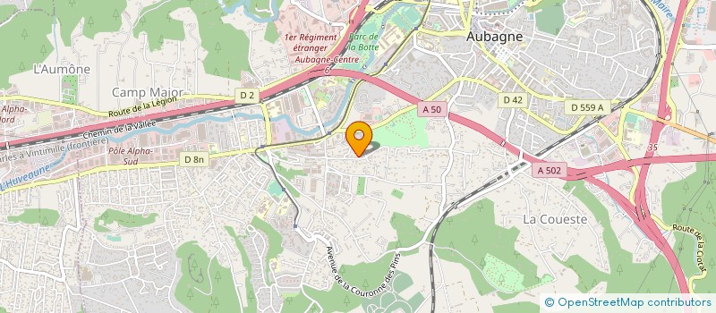 localisation de l'entreprise BELLARDI OTTO à AUBAGNE
