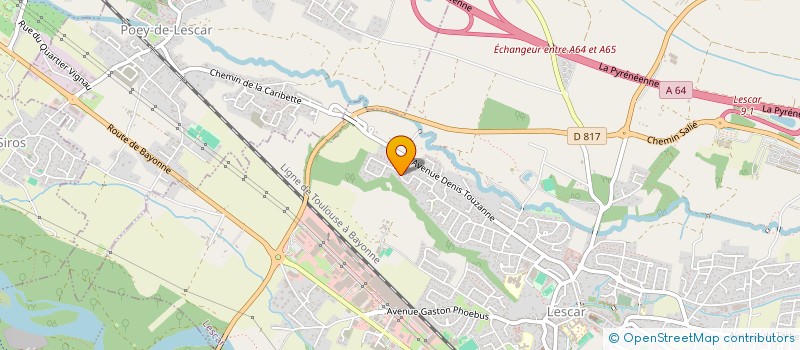 localisation de l'entreprise BELLARRA  LESCAR