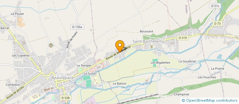 localisation de l'entreprise BELLARTMONIE DE FLO à VIENNE